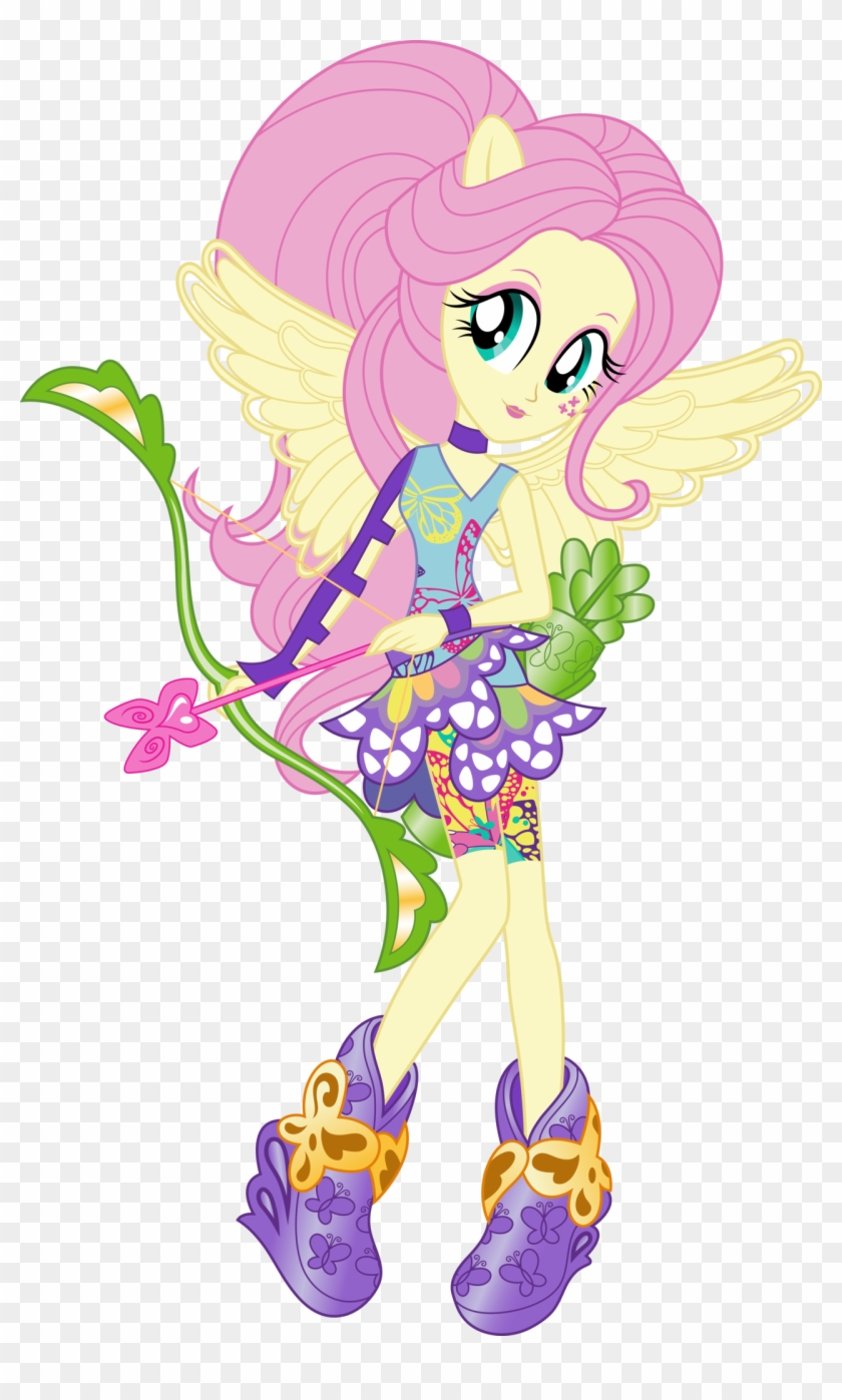 Sporty Style Fluttershy Vector By Icantunloveyou Sporty - Fluttershy #789139