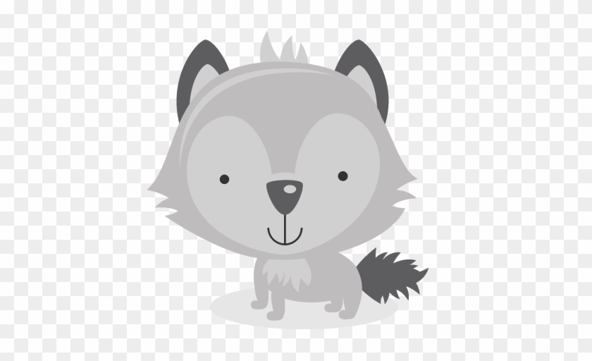 Cute Wolf In Cartoon, Animal, Cartoon, Baby PNG Transparent Image