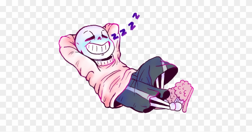 A Transparent Sleepy Sans Nappin' On Your Blog * - Sans The Skeleton Tall #789754