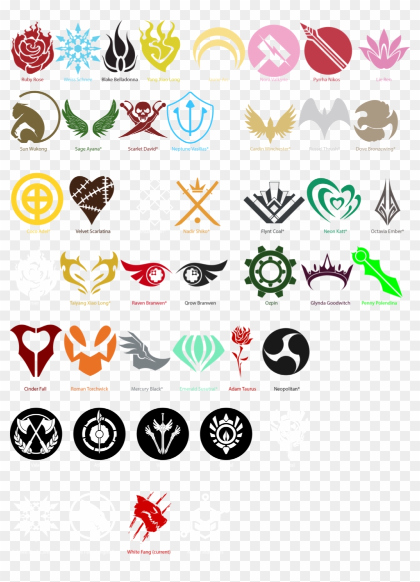 All Rwby Emblems By Embellem - Rwby Emblems #789861