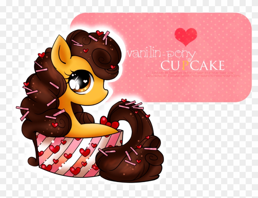 Vanilin Pony Cupcake By Selinmarsou Vanilin Pony Cupcake - My Little Pony: Friendship Is Magic #790114