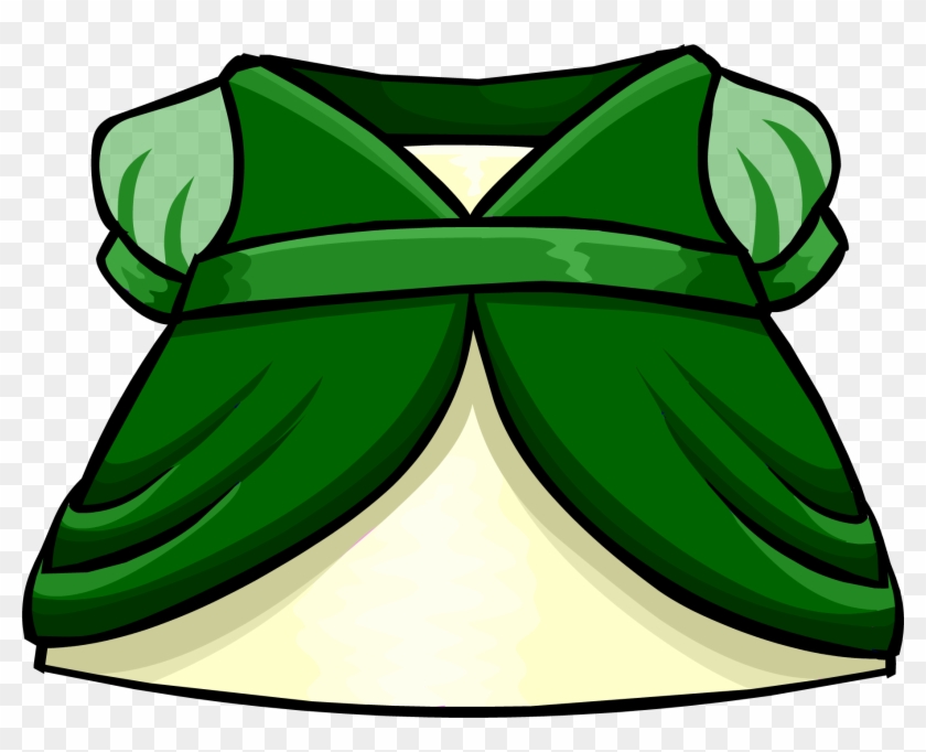 Emerald Dress - Club Penguin Princess Dress - Free Transparent PNG ...