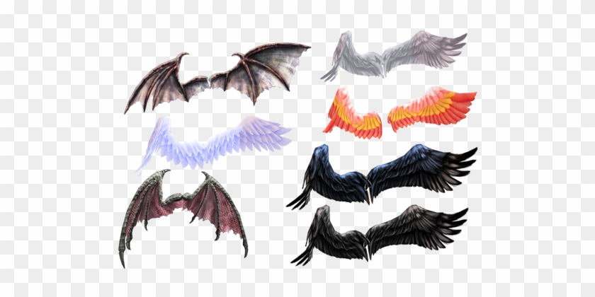 easy to draw demon wings