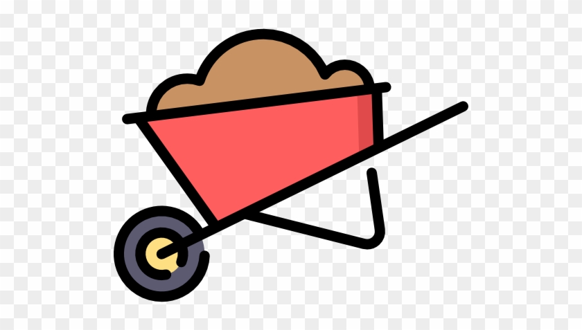 Wheelbarrow Free Icon - Wheelbarrow Free Icon #792540