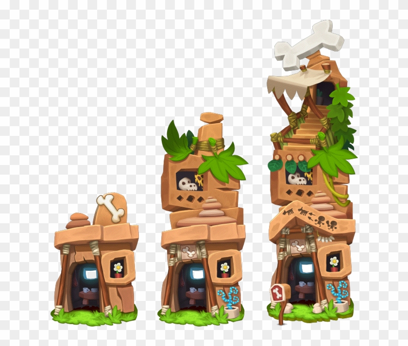 Dinosaur House Cromagnon House Level 1to3 - Cromagnon Houses #794141