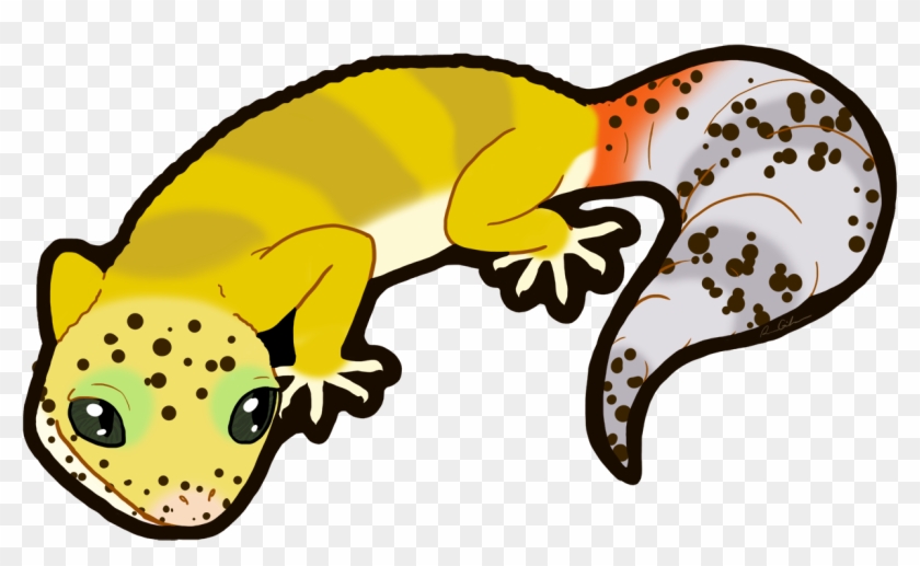 Raichu Gecko - Leopard Gecko Cartoon Png #795442