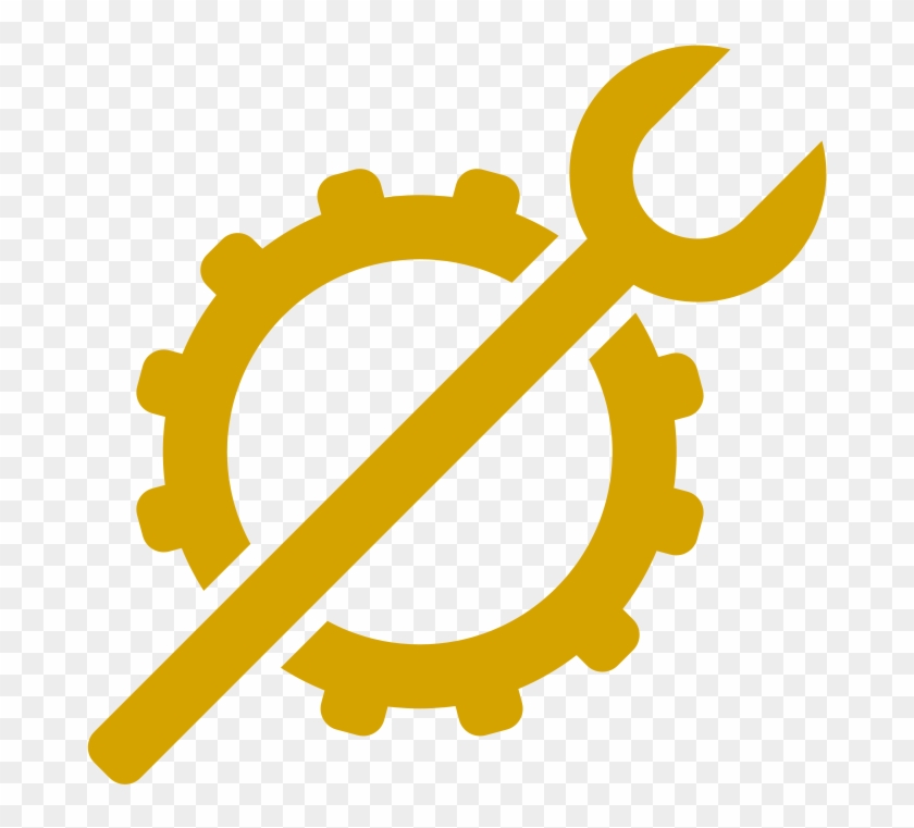 Repair Icon Gold - High Resolution Gear Logo #795766