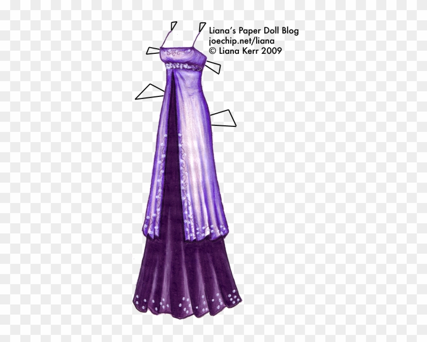 Click For Larger Version - Anime Dark Purple Dress #797517