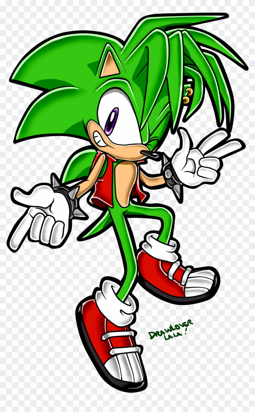 Manik The Hedgehog By Drawloverlala - Sonic The Hedgehog Green - Free ...