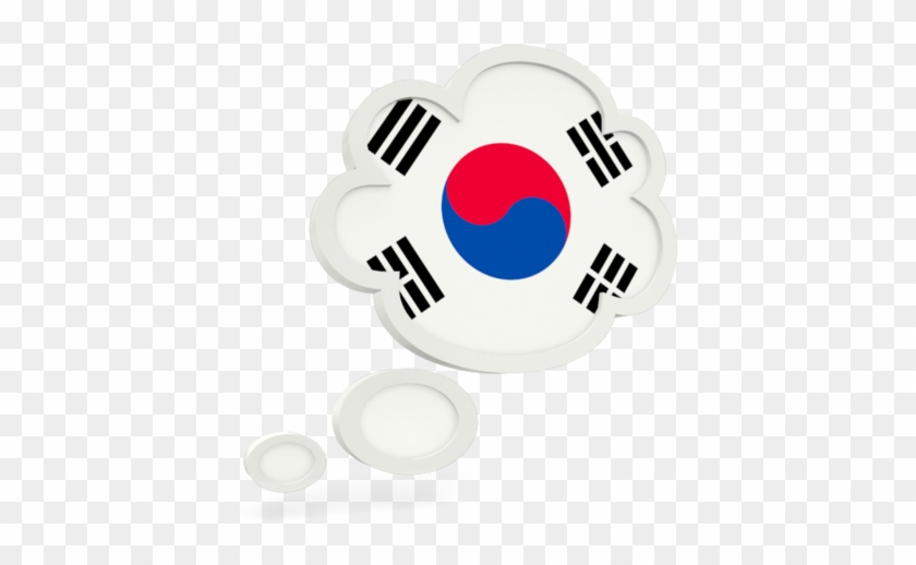 Illustration Of Flag Of South Korea - South Korea And North Korea Flags #799086