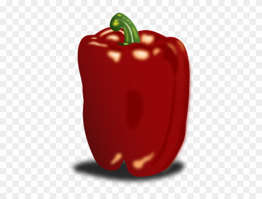 Created With Adobe Illustrator - Red Bell Pepper #799237