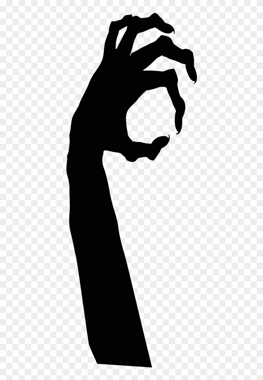 Black Ghost Claws Devil Claws - Ghost Hand Clip Art #802126