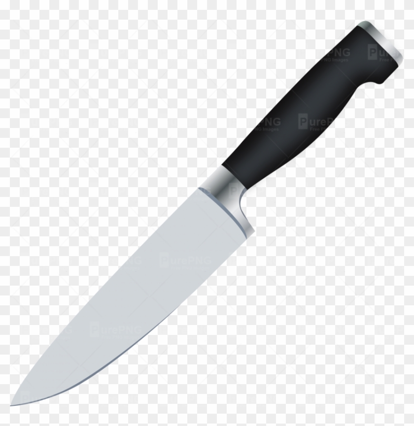 Kitchen Knife Clipart Png Image - Knife Png #803695