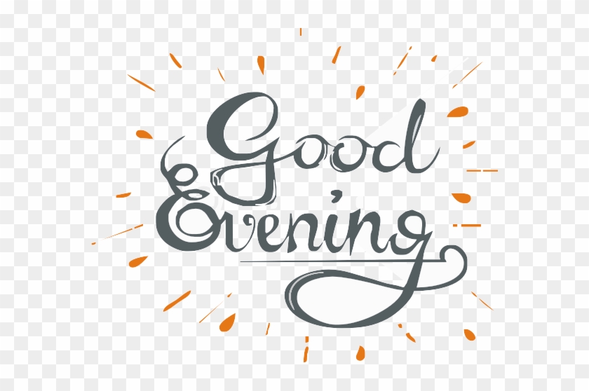 Good Evening Logo Calligraphy Free Transparent Png Clipart Images Download
