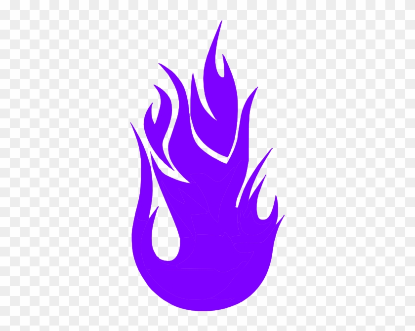 Fire Clip Art - Cartoon Purple Fire #807359