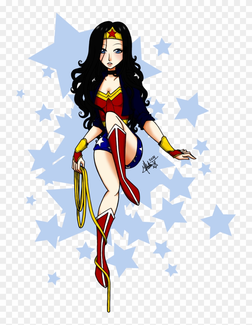 Wonder Woman Pinup By Baka No Saru - Twinkle Twinkle Little Star Lyrics #807963