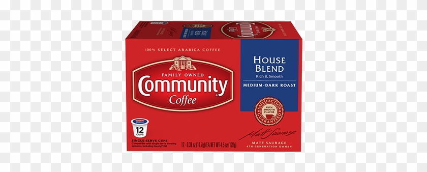 House Blend Coffee Pods 12 Count - Community Coffee Breakfast Blend K Cups #808967