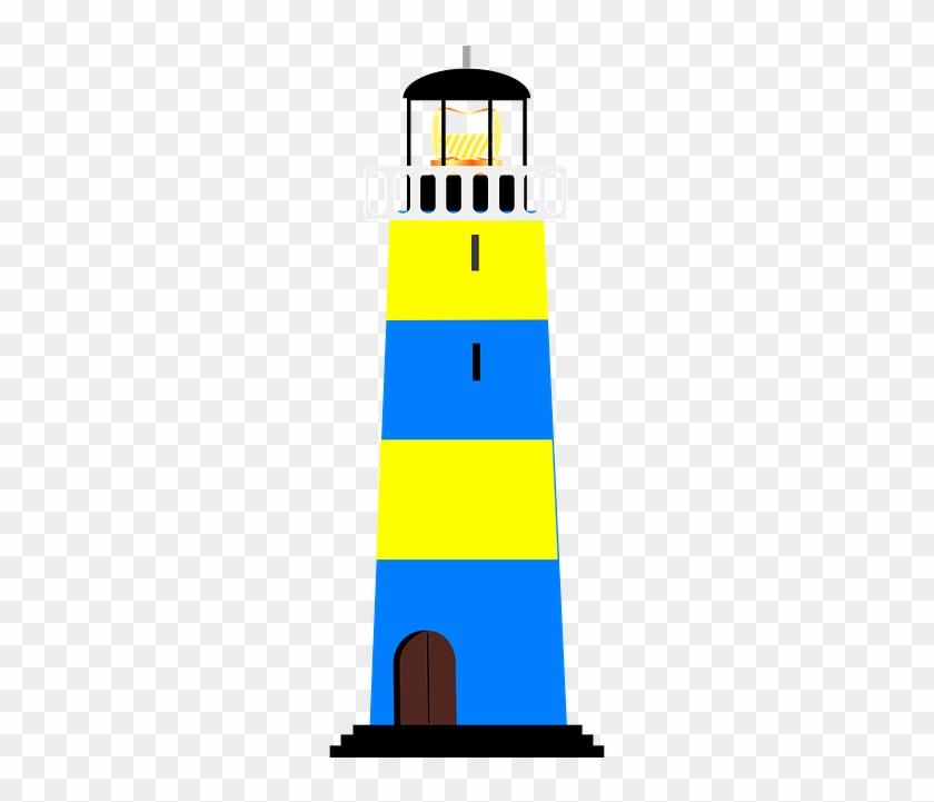 Lighthouse Clipart Yellow - Lighthouse Clip Art #810018