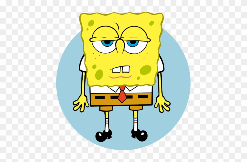 sad spongebob face
