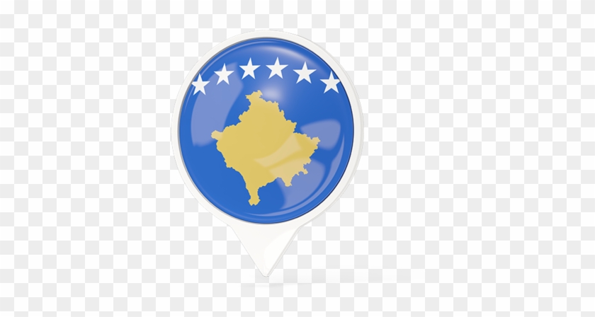 Illustration Of Flag Of Kosovo - Flag Of Kosovo #810696