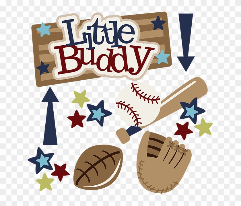 Little Buddy Svg Boy Svg Files Footbal Dvg File Baseball - Scalable Vector Graphics #811660