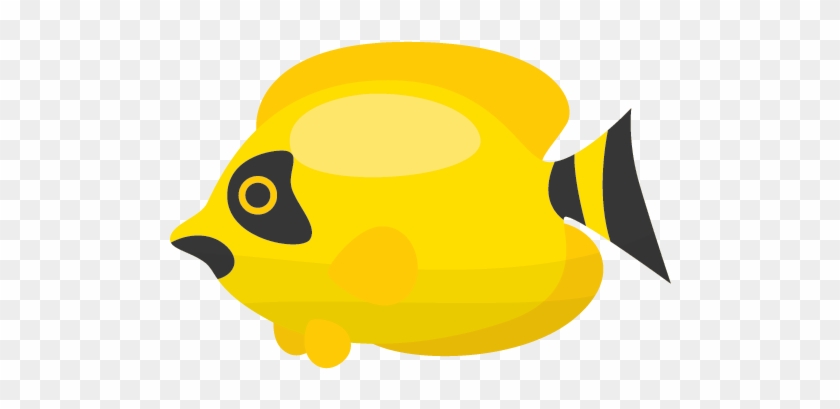 Fish Cartoon Clip Art - Yellow #811956