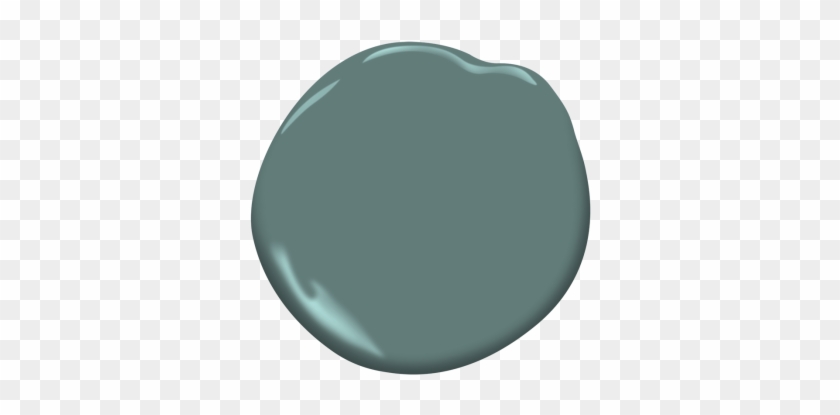 Caribbean Teal - Benjamin Moore Whale Gray #812530