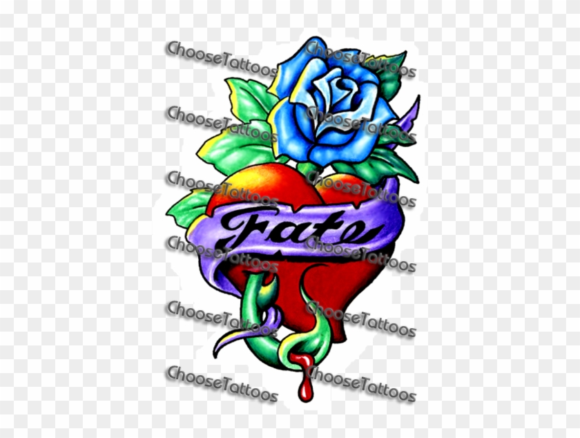 Another design ready to tattoo Skull Roses Ribbon Cust  Flickr