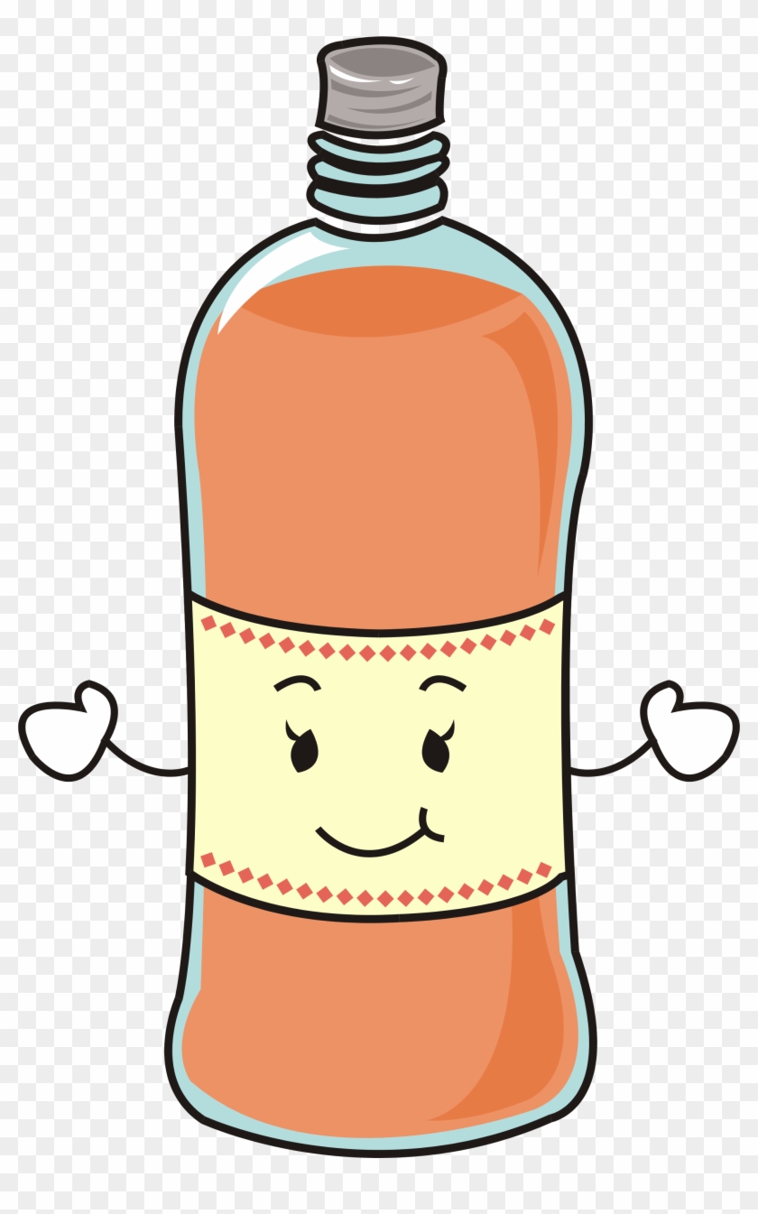 Bottle Clip Art - Cartoon Bottle Png #813495