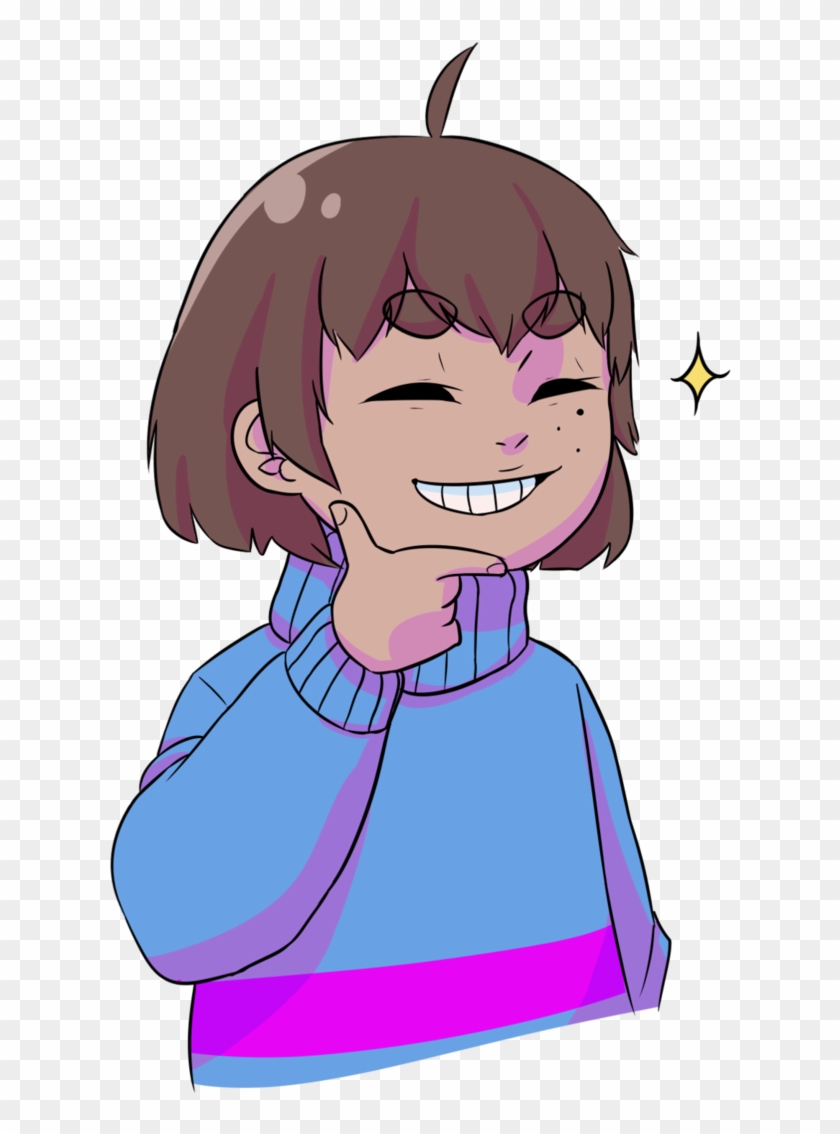 Frisk Wink By Ferist - Cartoon #814064