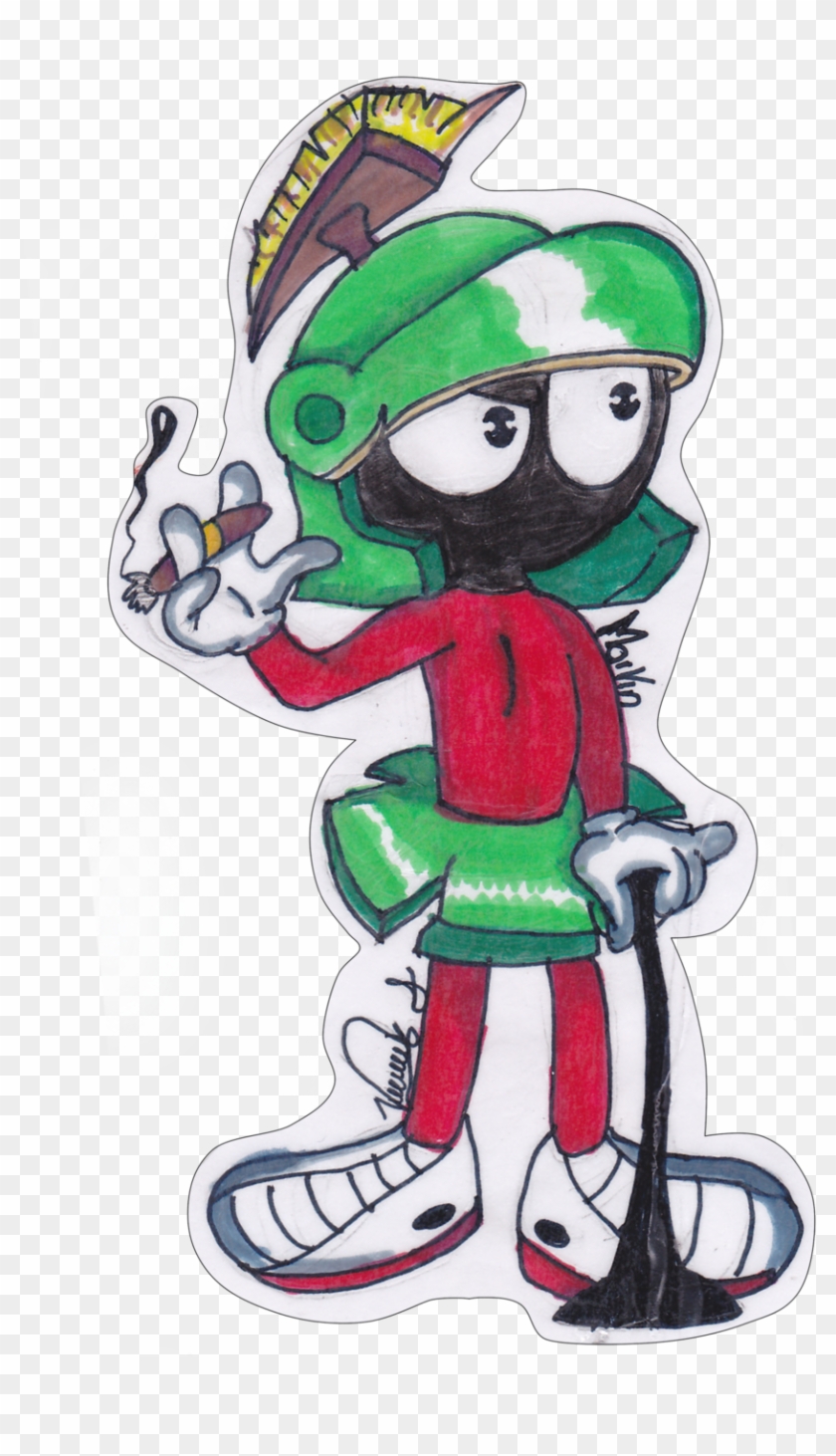 Katychira Smoke - Marvin The Martian Smoking #814472