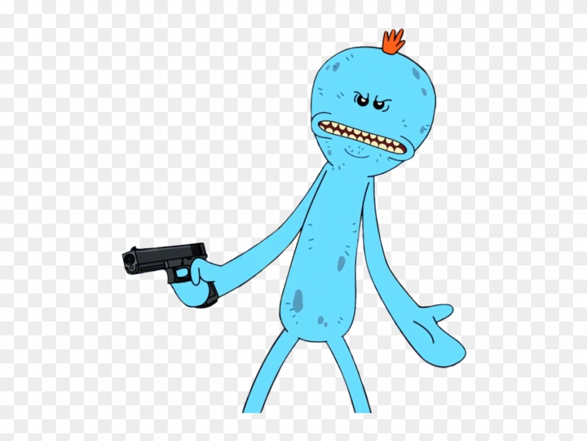 Meeseeks And Destroy Youtube Sticker Firearm - Meeseeks And Destroy Youtube Sticker Firearm #814817