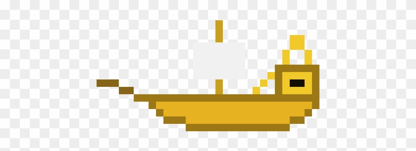 Pirate Ship - Pirate Ship Pixel Art #814944