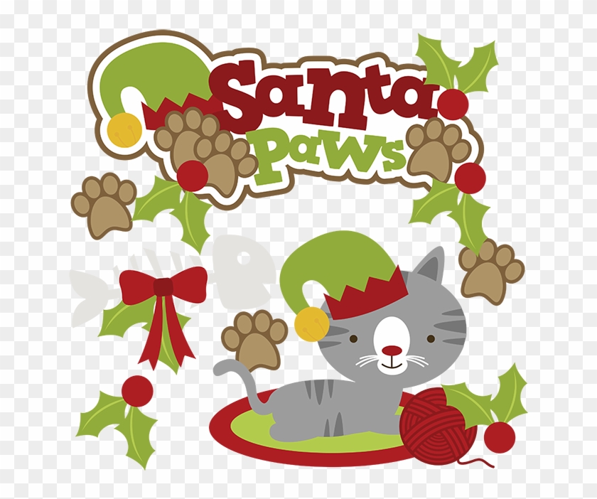 Download Santa Paws Svg Cat Clipart Cat Svg Cute Cat Clip Art Santa Paws Kitty Oval Ornament Free Transparent Png Clipart Images Download PSD Mockup Templates