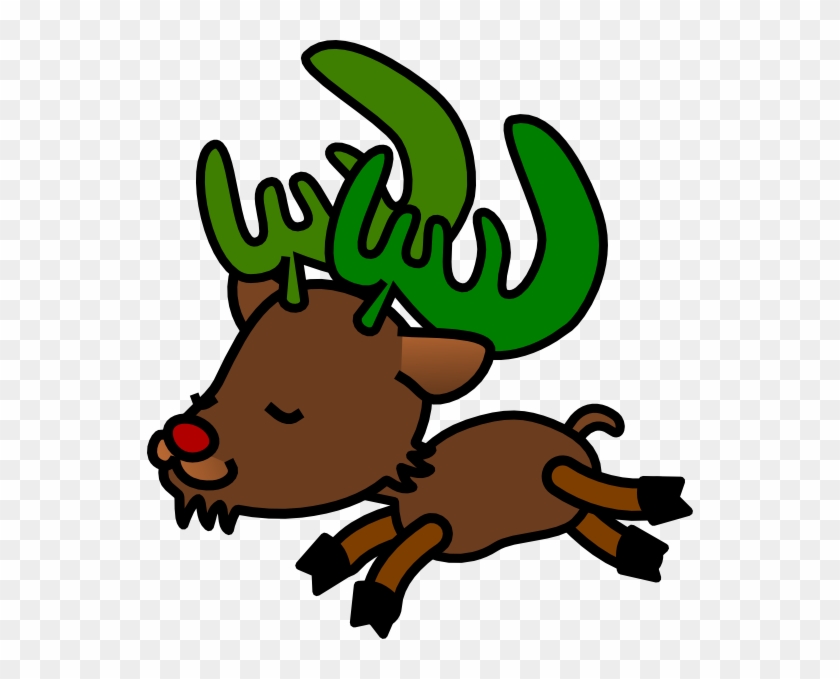 Christmas Reindeer Clipart - Rudolph The Red Nosed Reindeer #148446