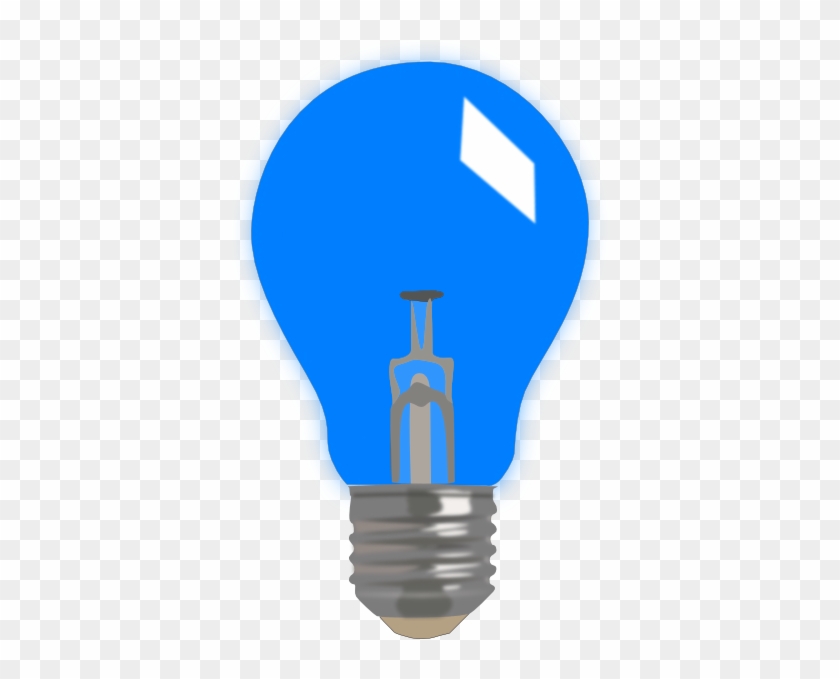 Blue Light Bulb Clipart - Blue Light Bulb Clip Art #150056