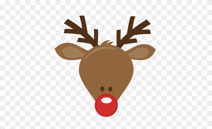 Download Cute Reindeer Head Svg Cutting Files For Scrapbooking ...