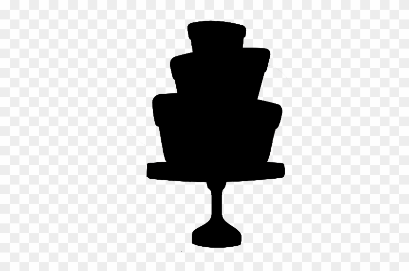 Clip Art Wedding Cake Silhouette ~ Prezup For - Cake Silhouette Png #153588