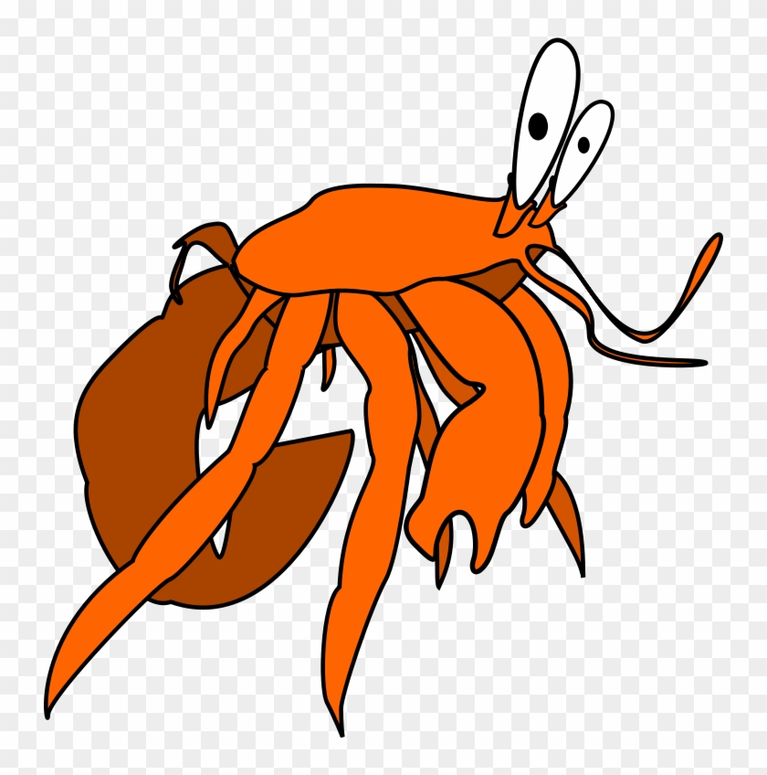 King Crab Clip Art Download - Orange Cartoon Sea Creatures #155731