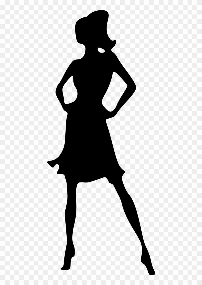Clipart Of Model - Woman Clipart Silhouette - Free Transparent PNG ...