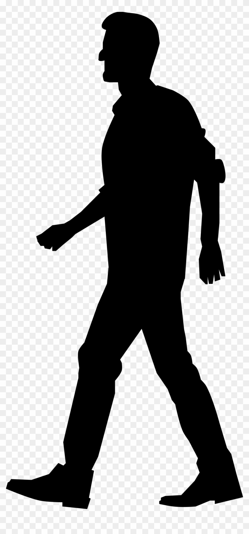 Clipart - Human Silhouette Walking Png - Free Transparent PNG Clipart ...