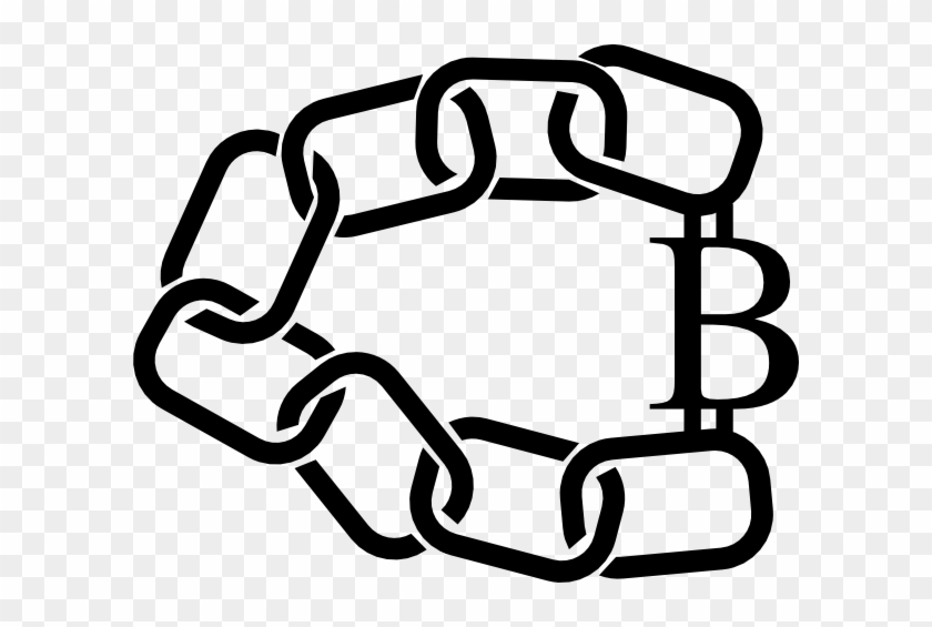 Blockchain Icon Black And White #818729