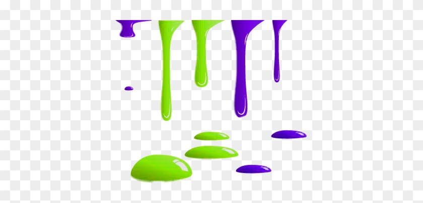 Drip Drops - Green Paint Drips Png #818738