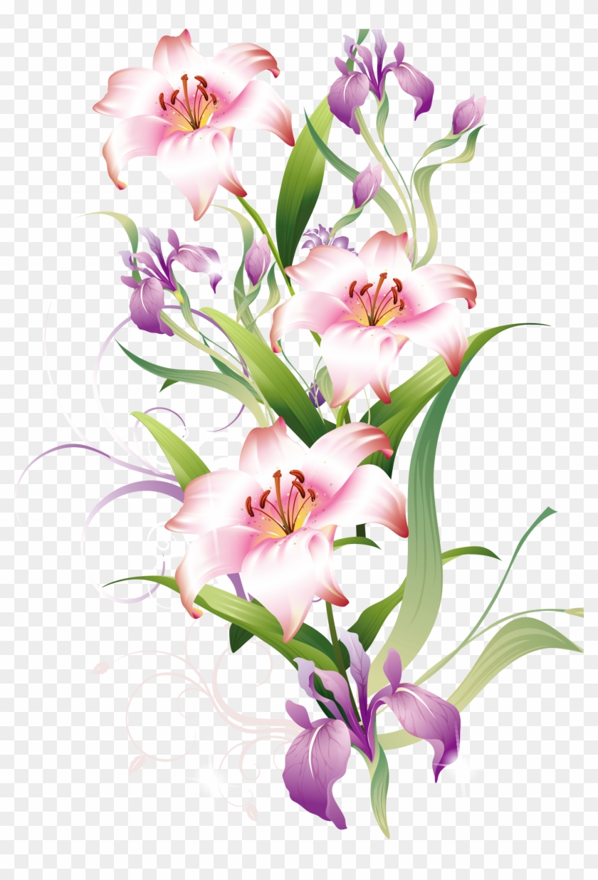 Lilium Decoration Png Clipart Picture - Привітання З Днем Народження Подрузі #819032