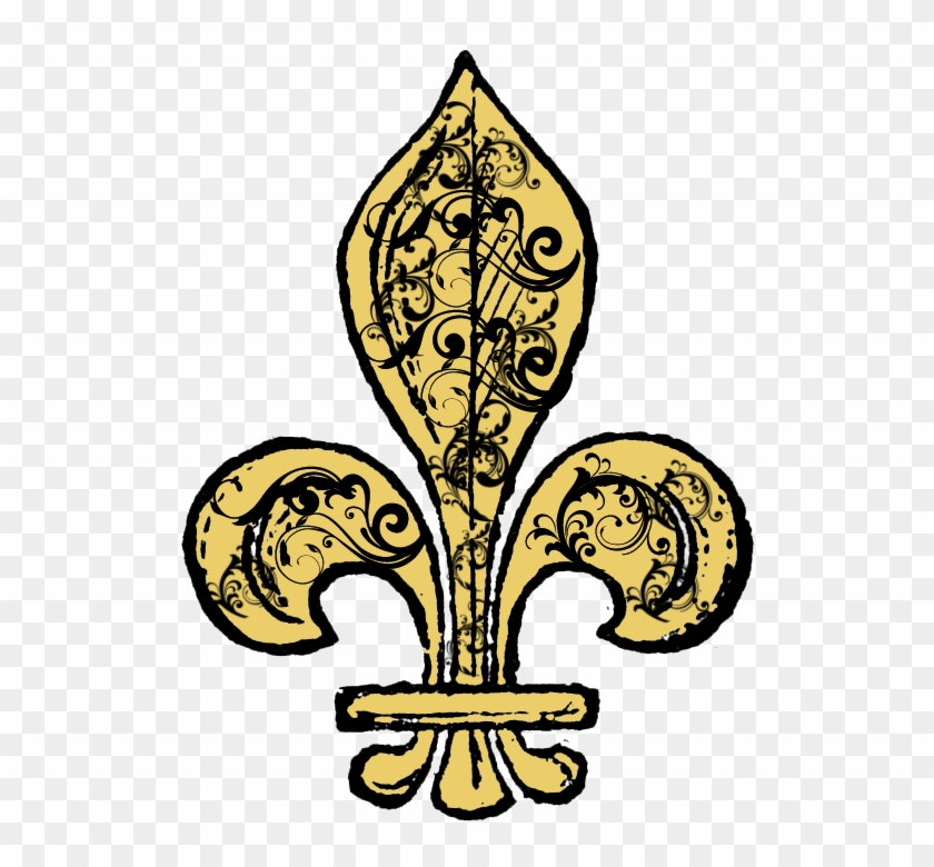 {click To Download/save Png Image} The Above Image - Fleur De Lis Clip Art #819282