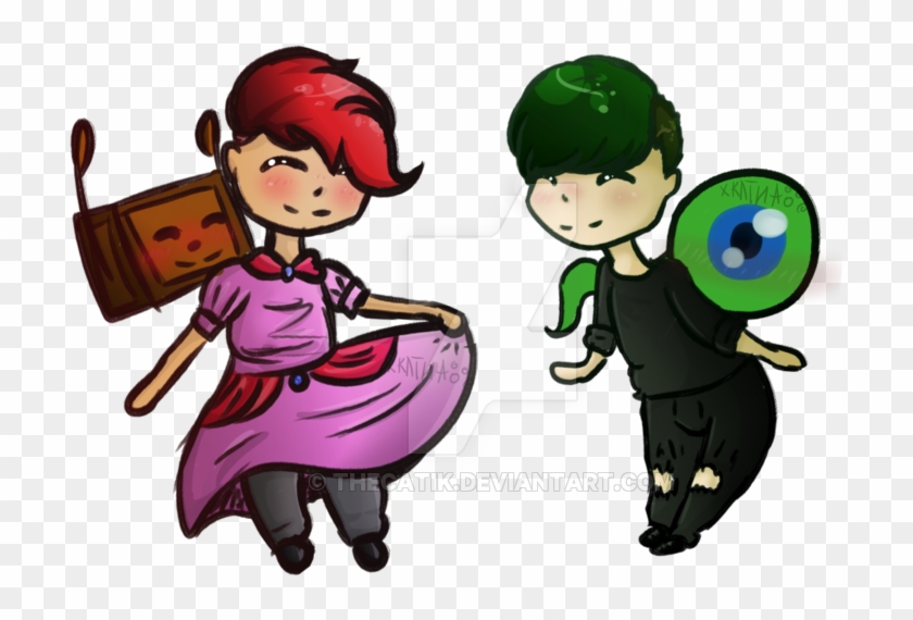 Chibi{markiplier And Jacksepticeye} By Thecatik - Jacksepticeye #819870