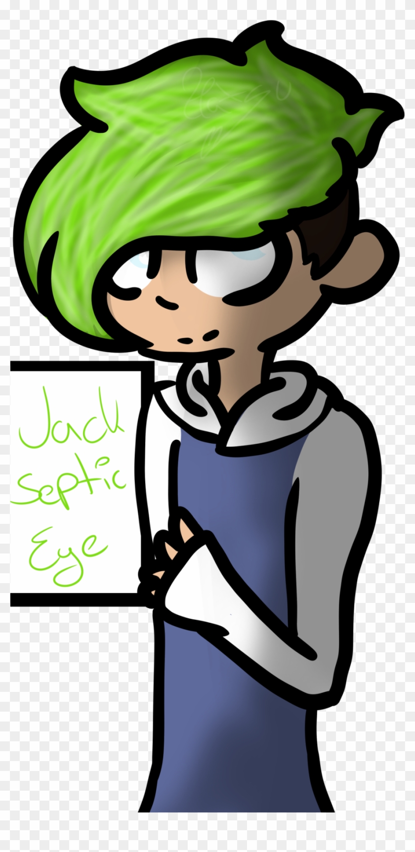 Jacksepticeye By Hatsukolin Fanart - Cartoon - Free Transparent PNG ...