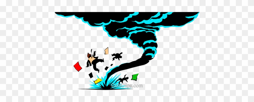 Tornado Cartoon Livre De Direitos Vetores Clip Art - Cartoons Of Natural Disasters #820834