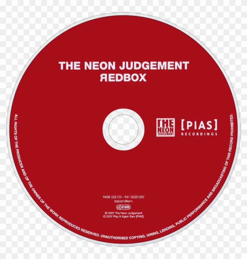 The Neon Judgement Redbox Cd Disc Image - Philosophy #822806