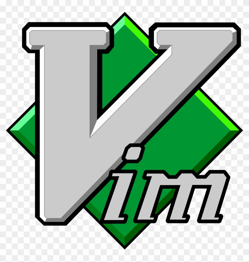 Vim Logo Black And White - Vim Logo #823803